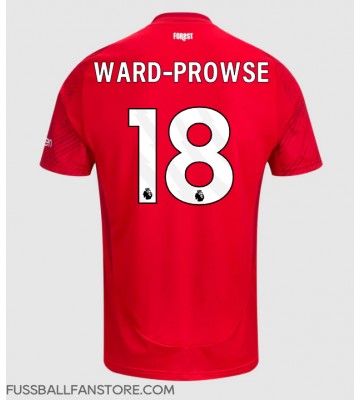 Nottingham Forest James Ward-Prowse #18 Replik Heimtrikot 2024-25 Kurzarm